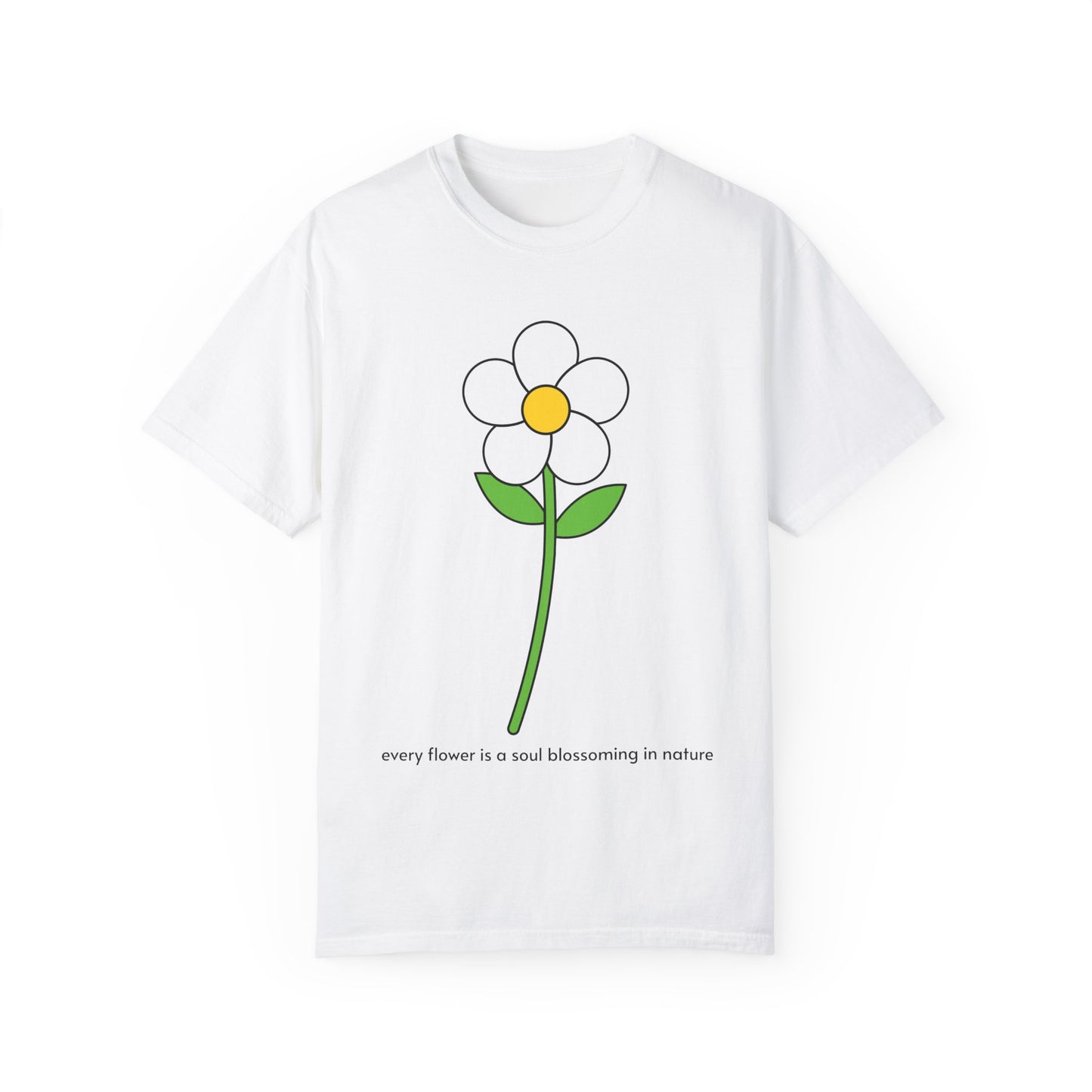 single flower t-shirt