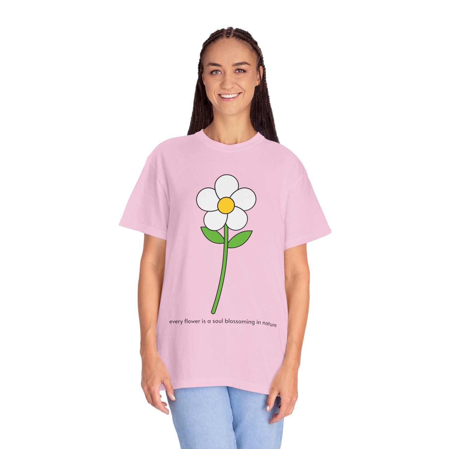 single flower t-shirt