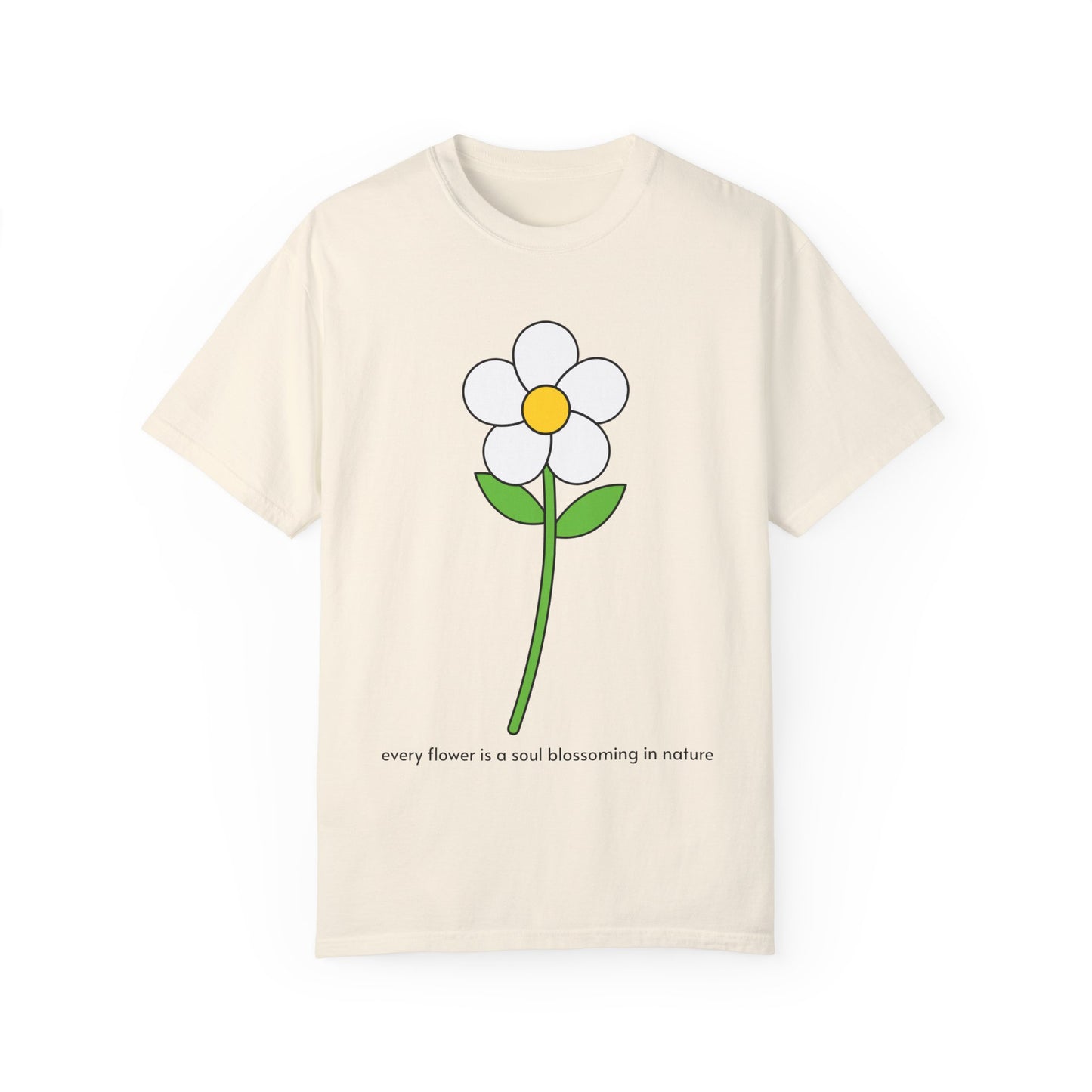 single flower t-shirt