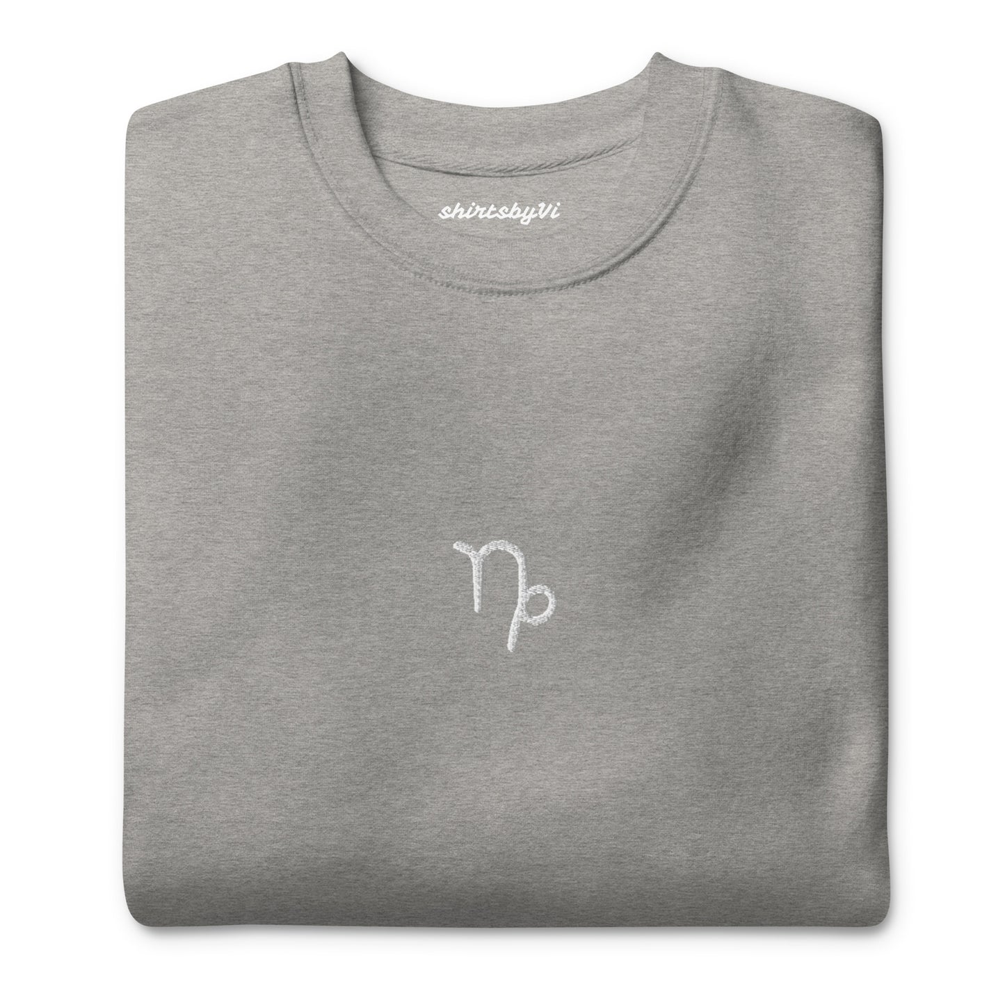 capricorn embroidered sweater