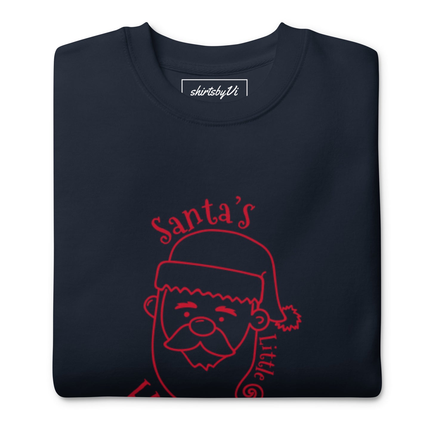 santa little helper sweatshirt