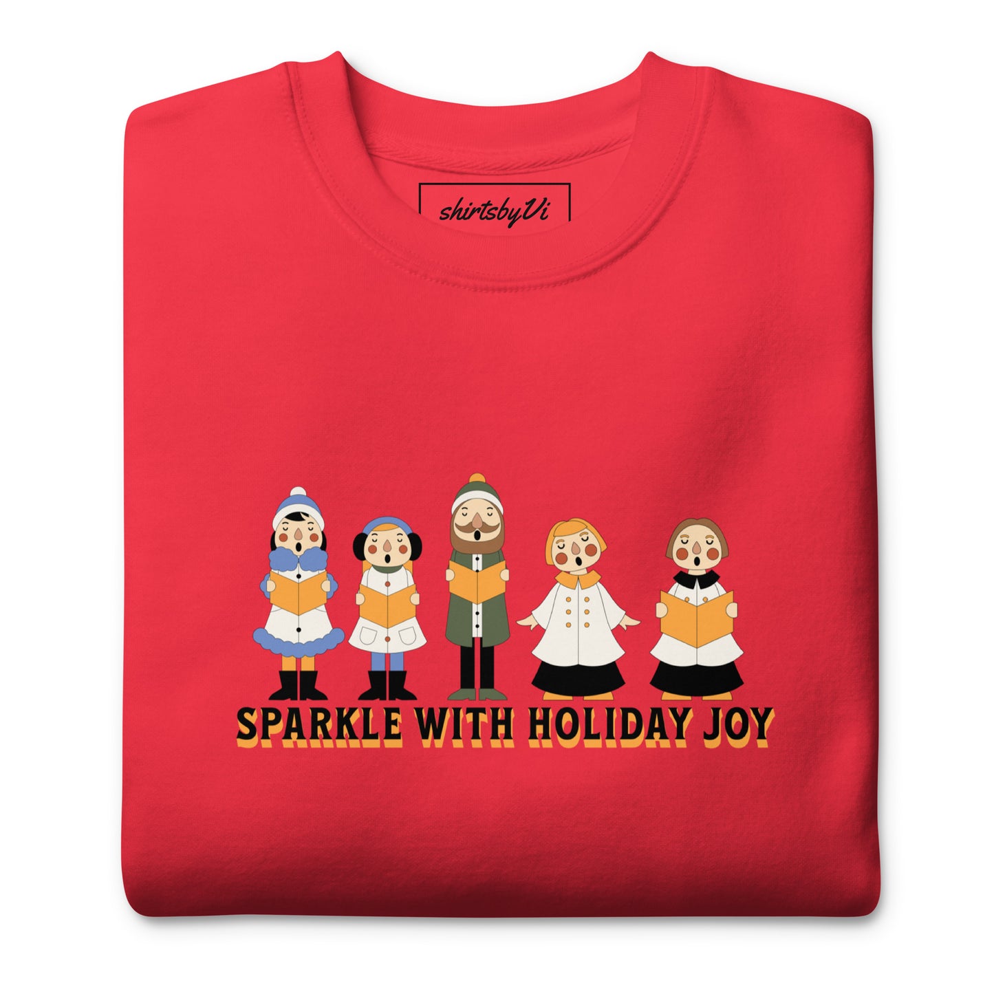holiday choir sweatshirt