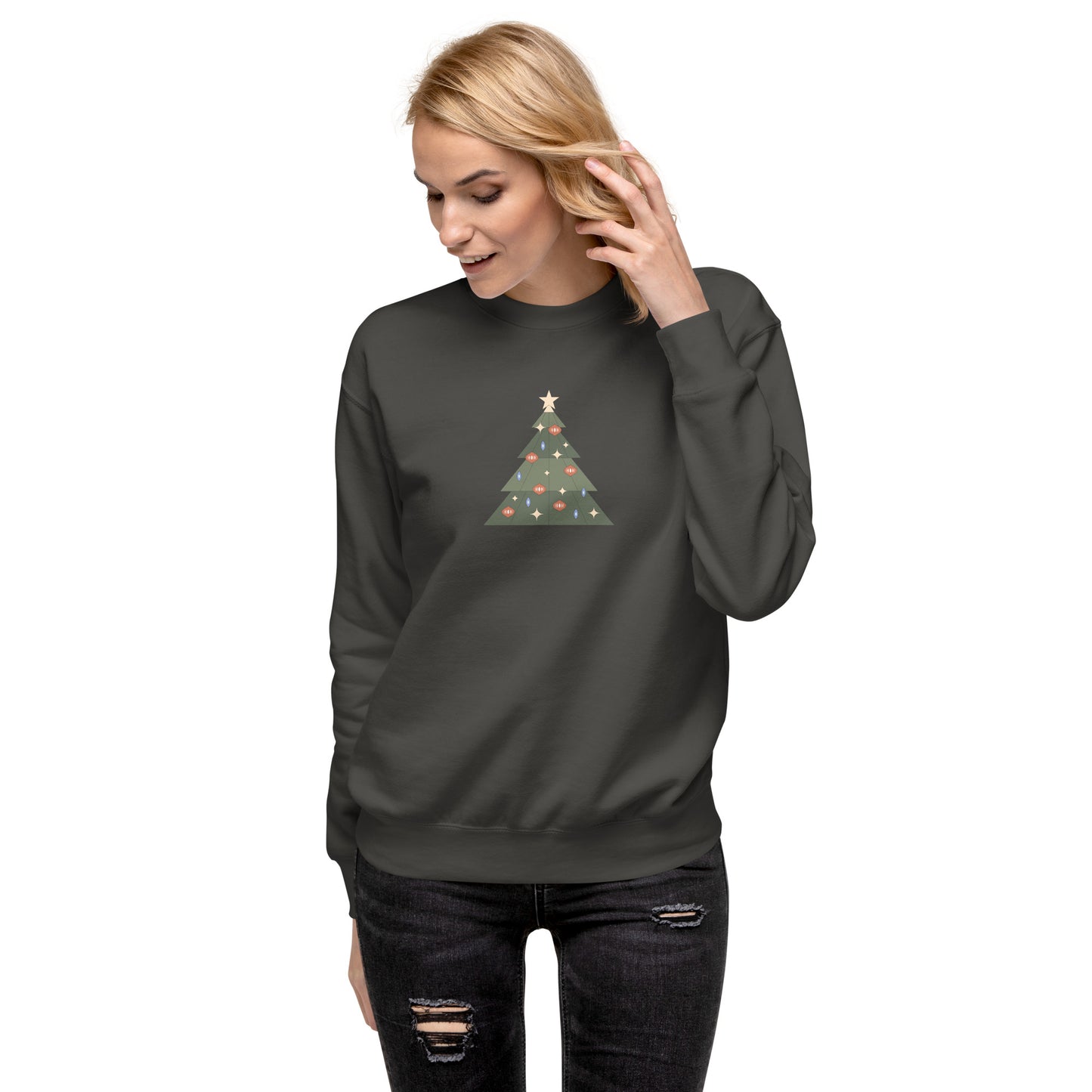 xmas tree sweatshirt