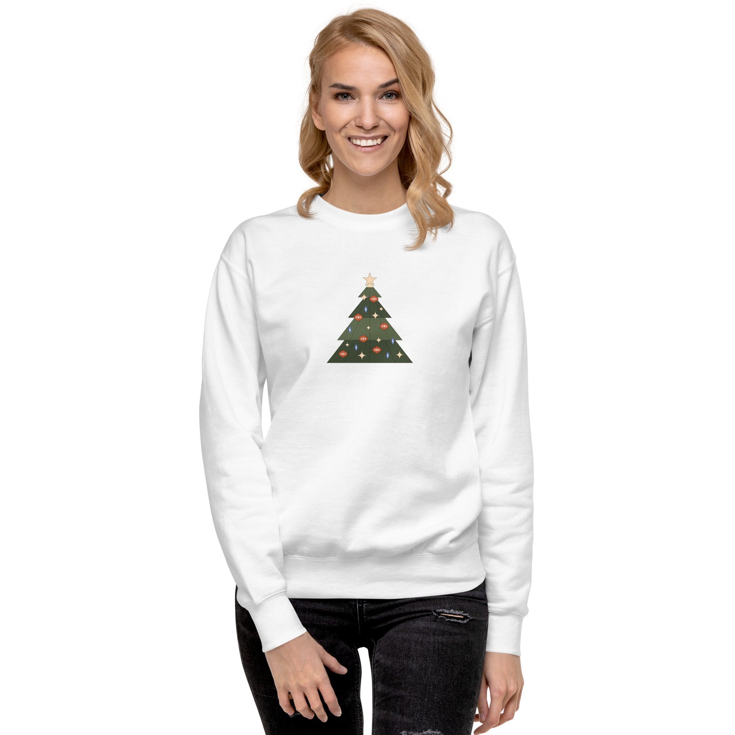 xmas tree sweatshirt