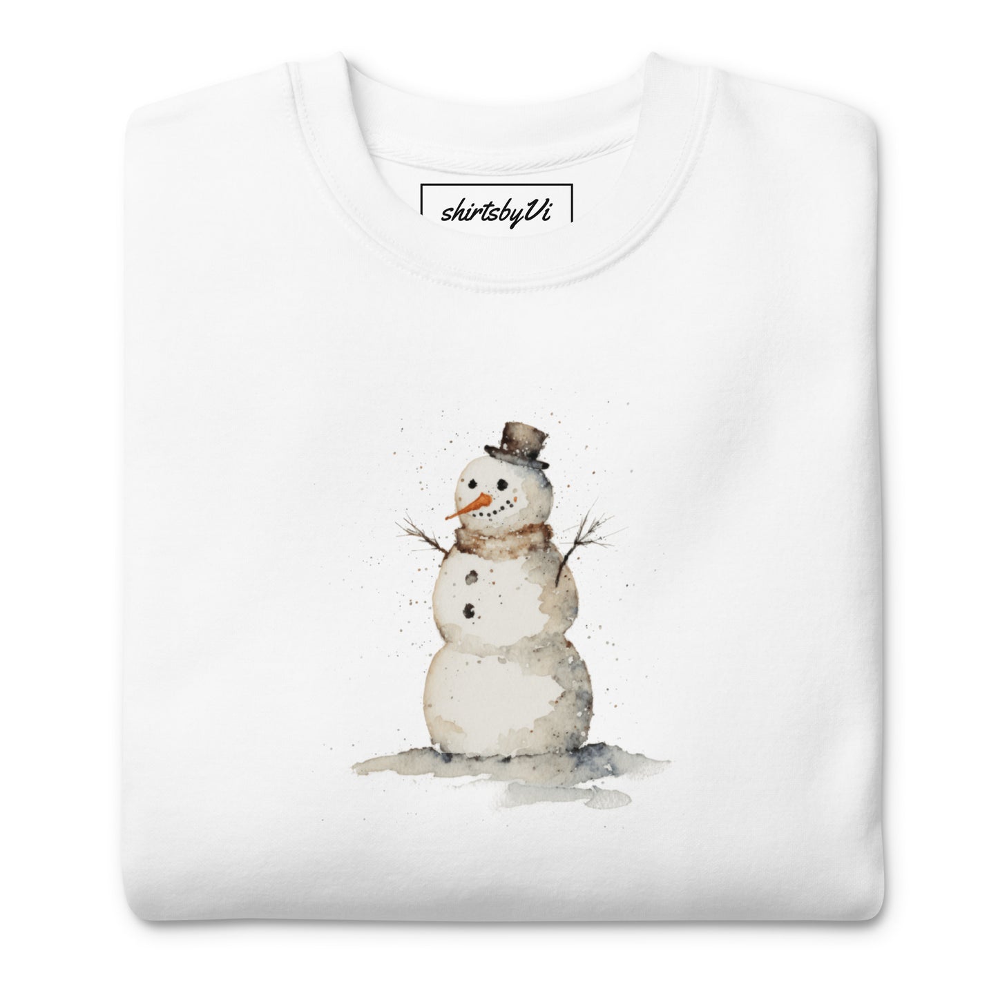snow human sweatshirt