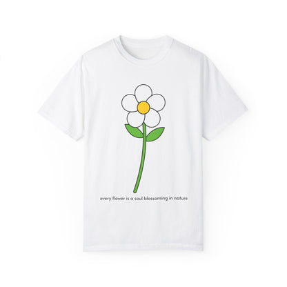 single flower t-shirt