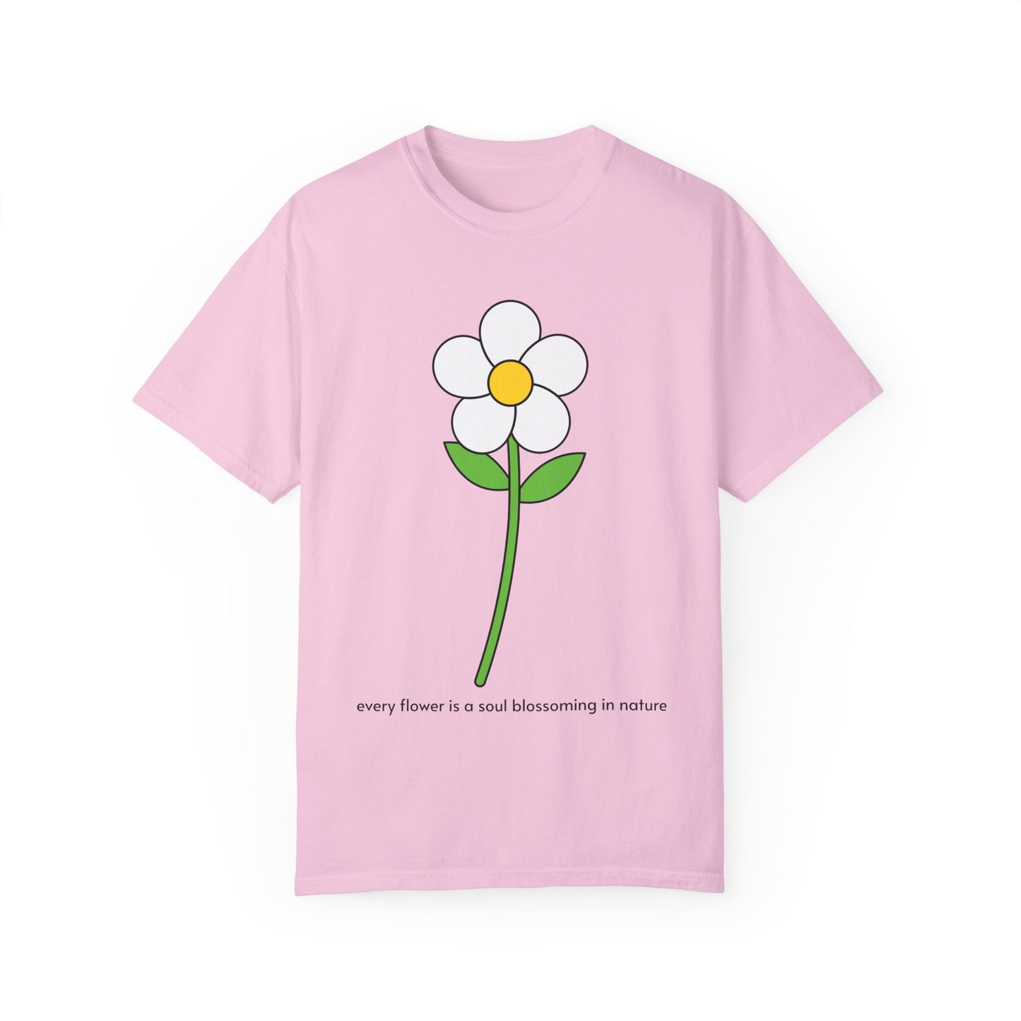 single flower t-shirt