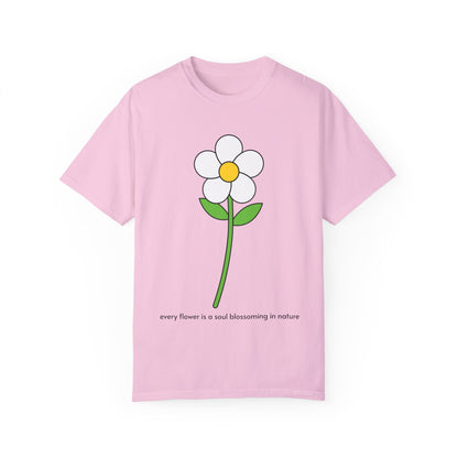 single flower t-shirt
