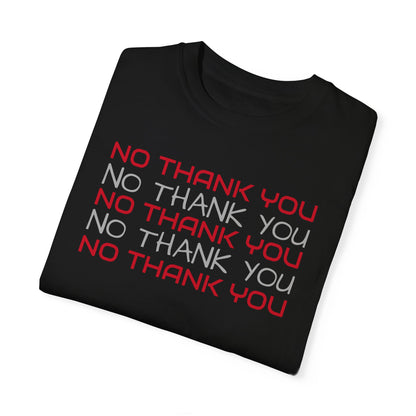 no thank you t-shirt