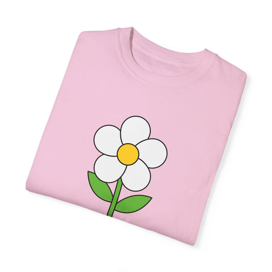 single flower t-shirt