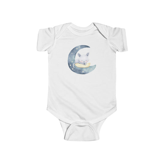 blue moon short sleeve bodysuit