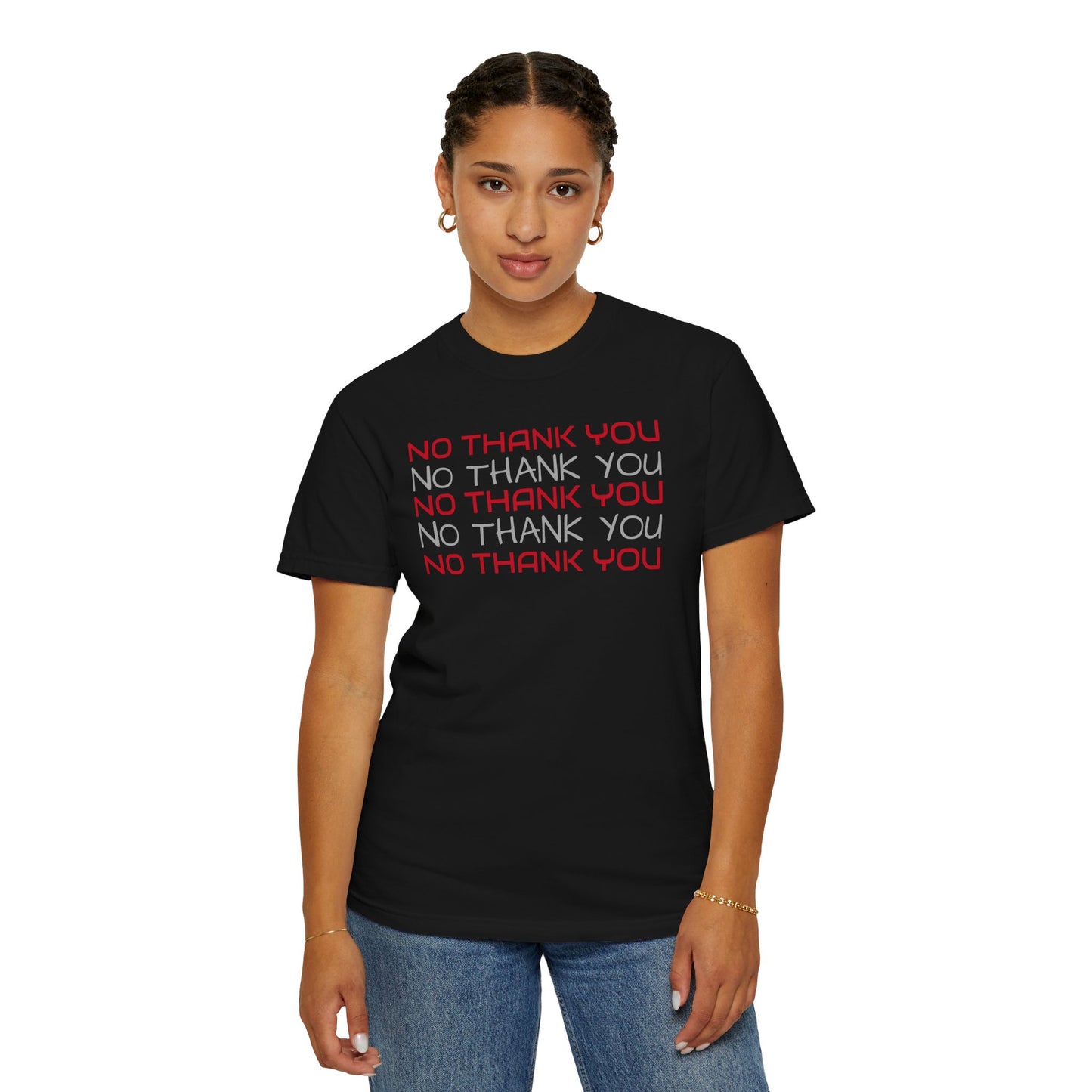 no thank you t-shirt