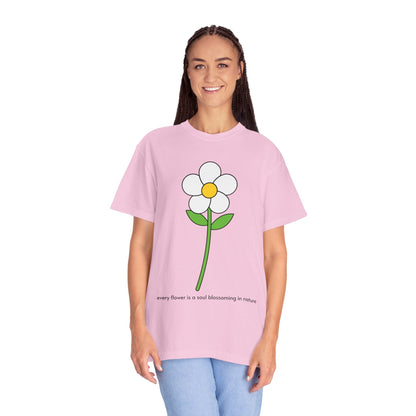 single flower t-shirt