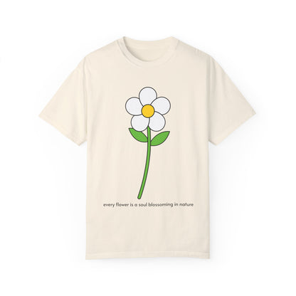 single flower t-shirt