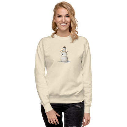 snow human sweatshirt
