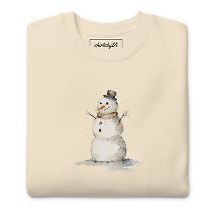 snow human sweatshirt