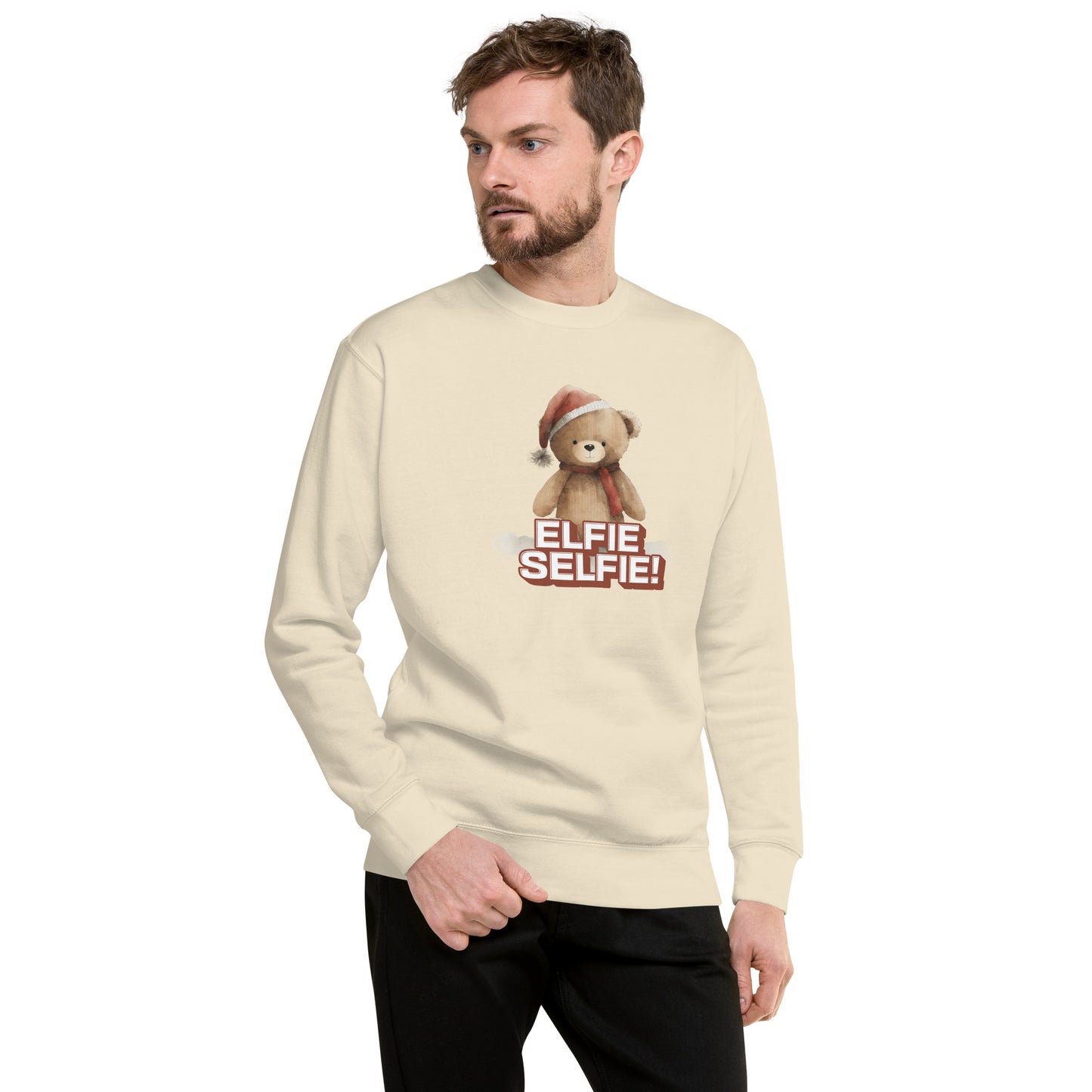 elfie selfie sweatshirt