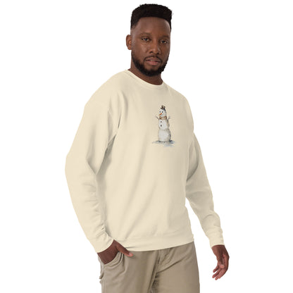 snow human sweatshirt