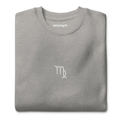 virgo embroidered sweater