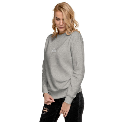 libra embroidered sweater