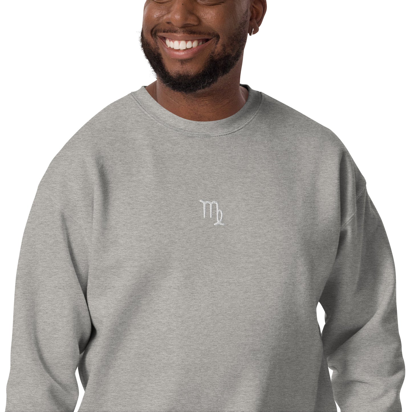 virgo embroidered sweater