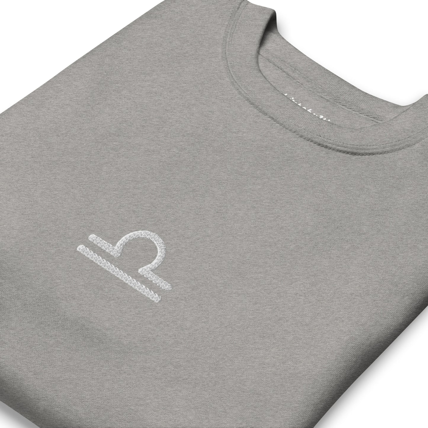 libra embroidered sweater