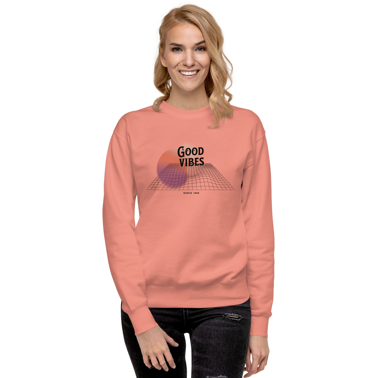 good vibes sweatshirt