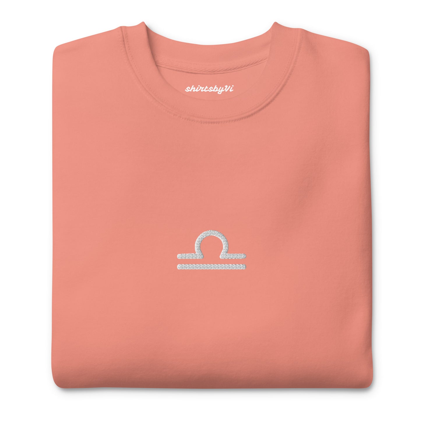 libra embroidered sweater