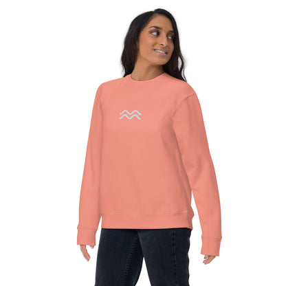 aquarius embroidered sweater