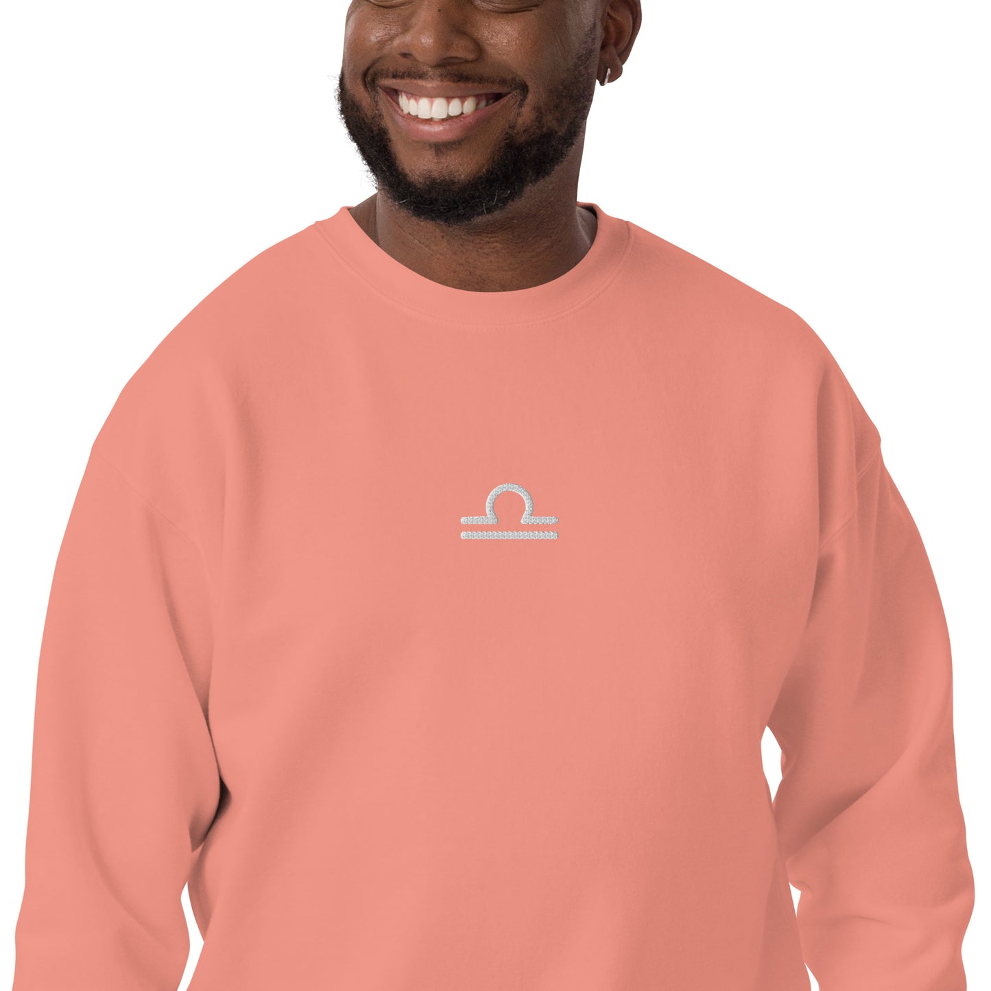 libra embroidered sweater