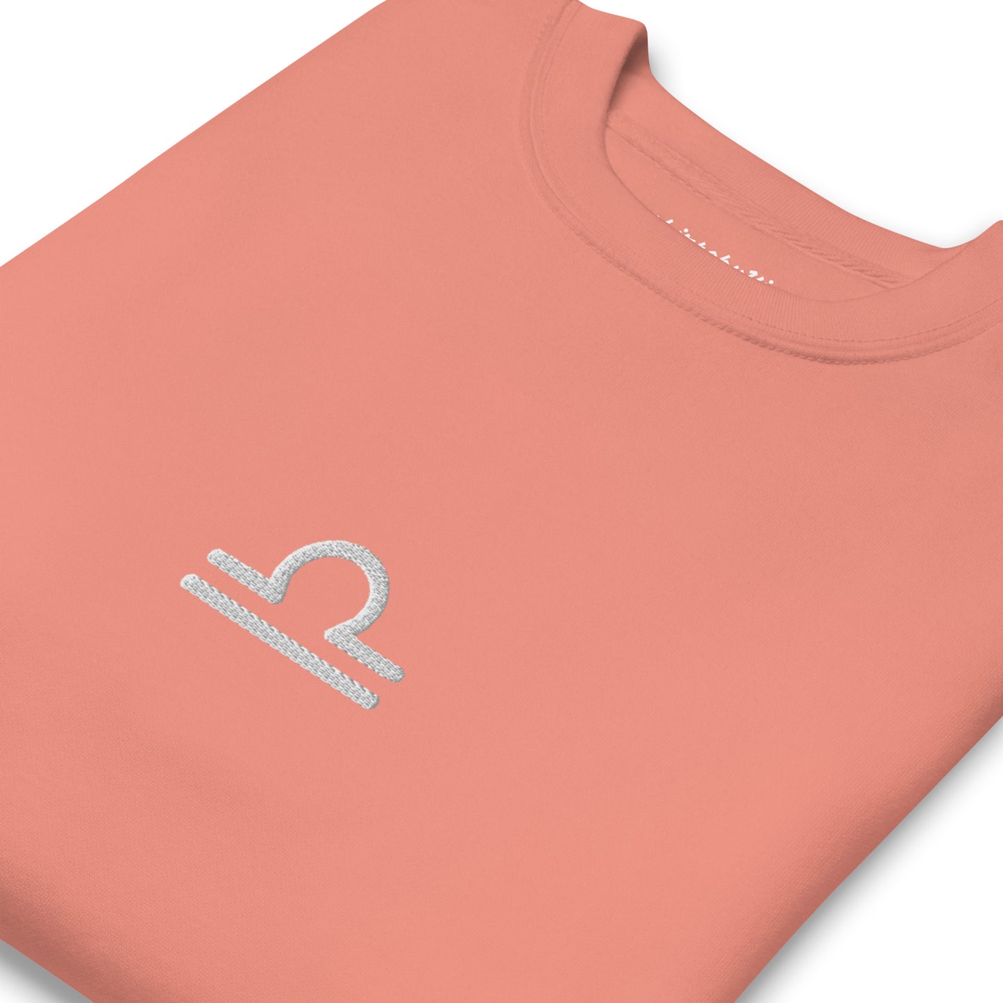 libra embroidered sweater
