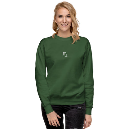 virgo embroidered sweater