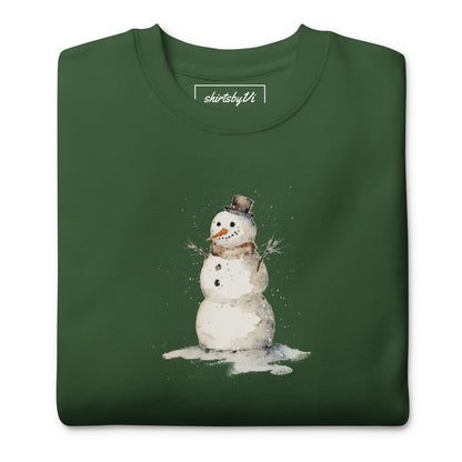 snow human sweatshirt