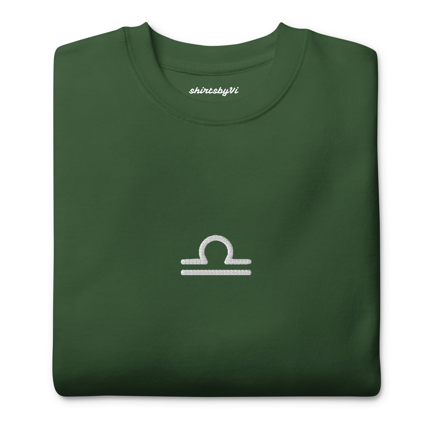libra embroidered sweater