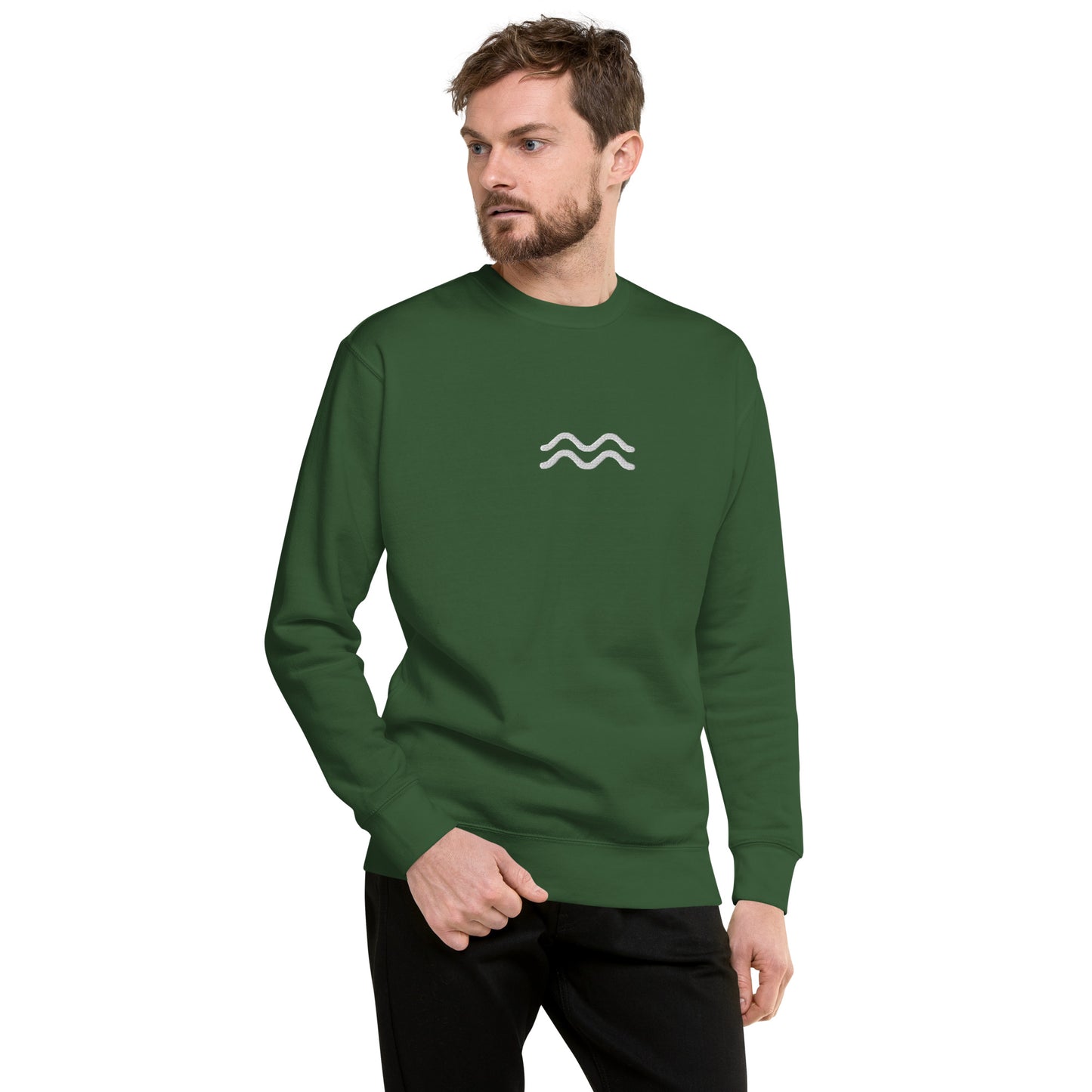 aquarius embroidered sweater