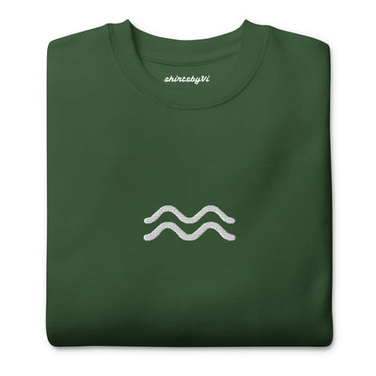 aquarius embroidered sweater
