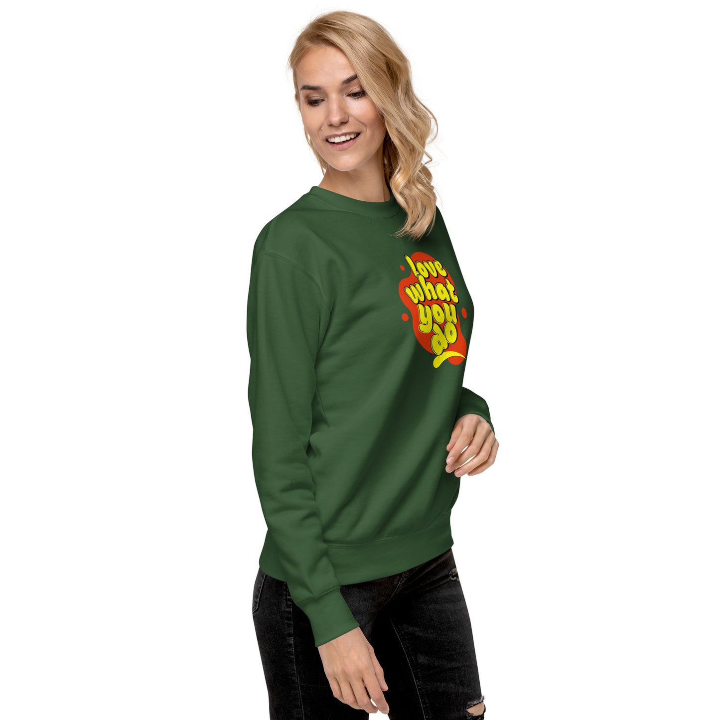 love what you do sweater