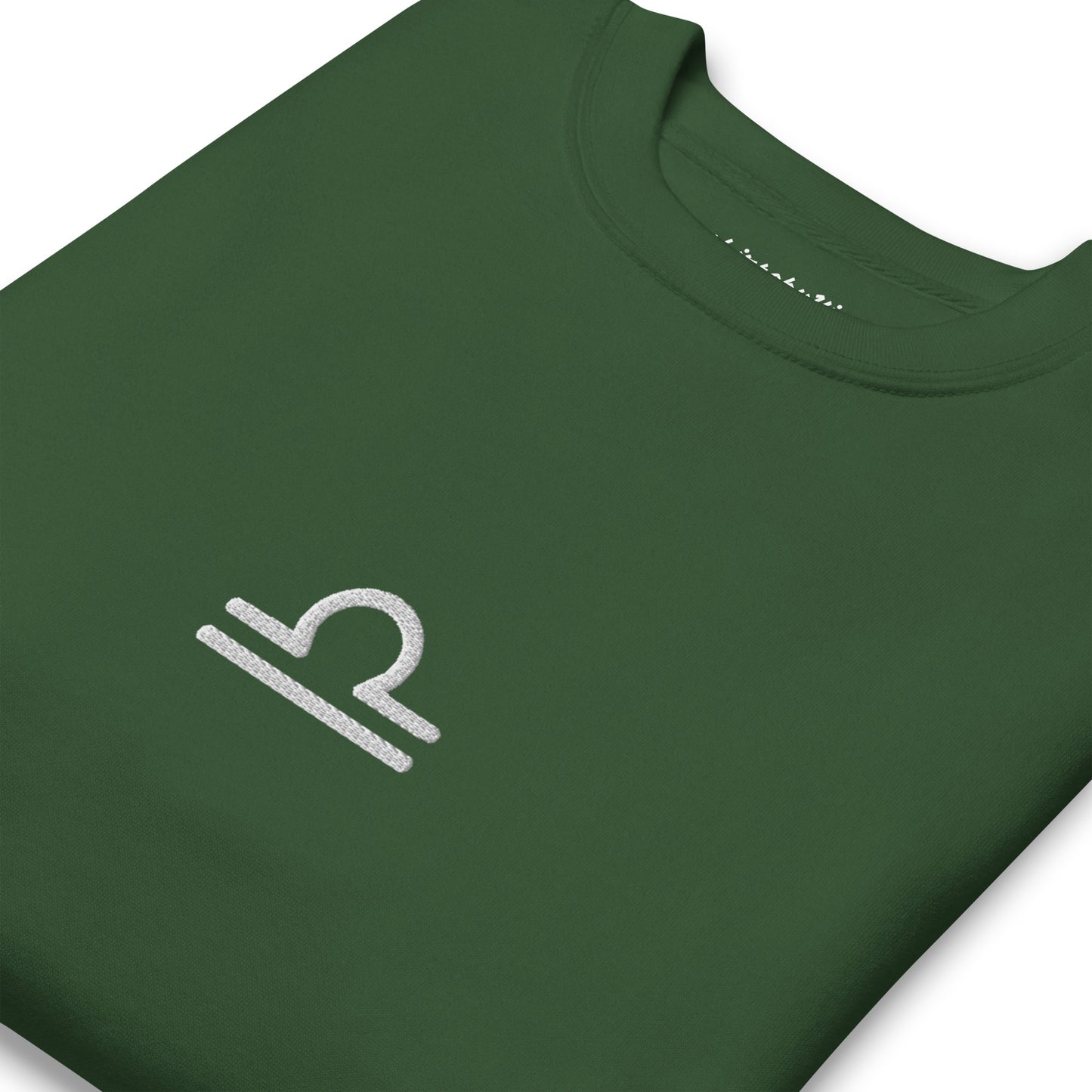 libra embroidered sweater