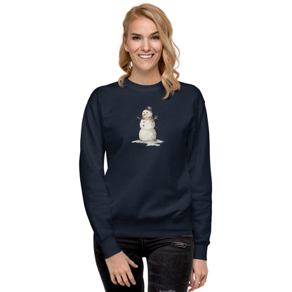 snow human sweatshirt