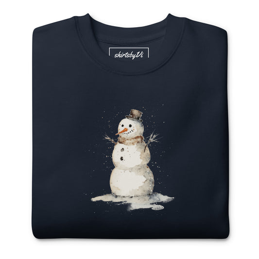 snow human sweatshirt