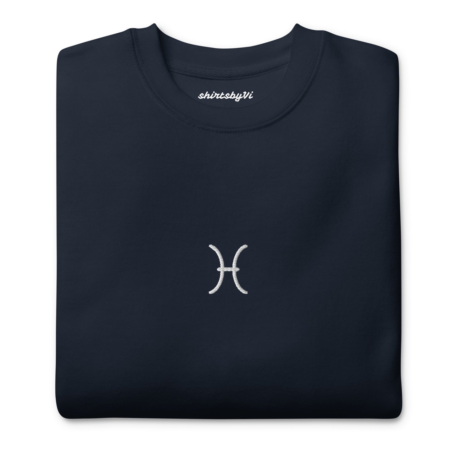 pisces embroidered sweater