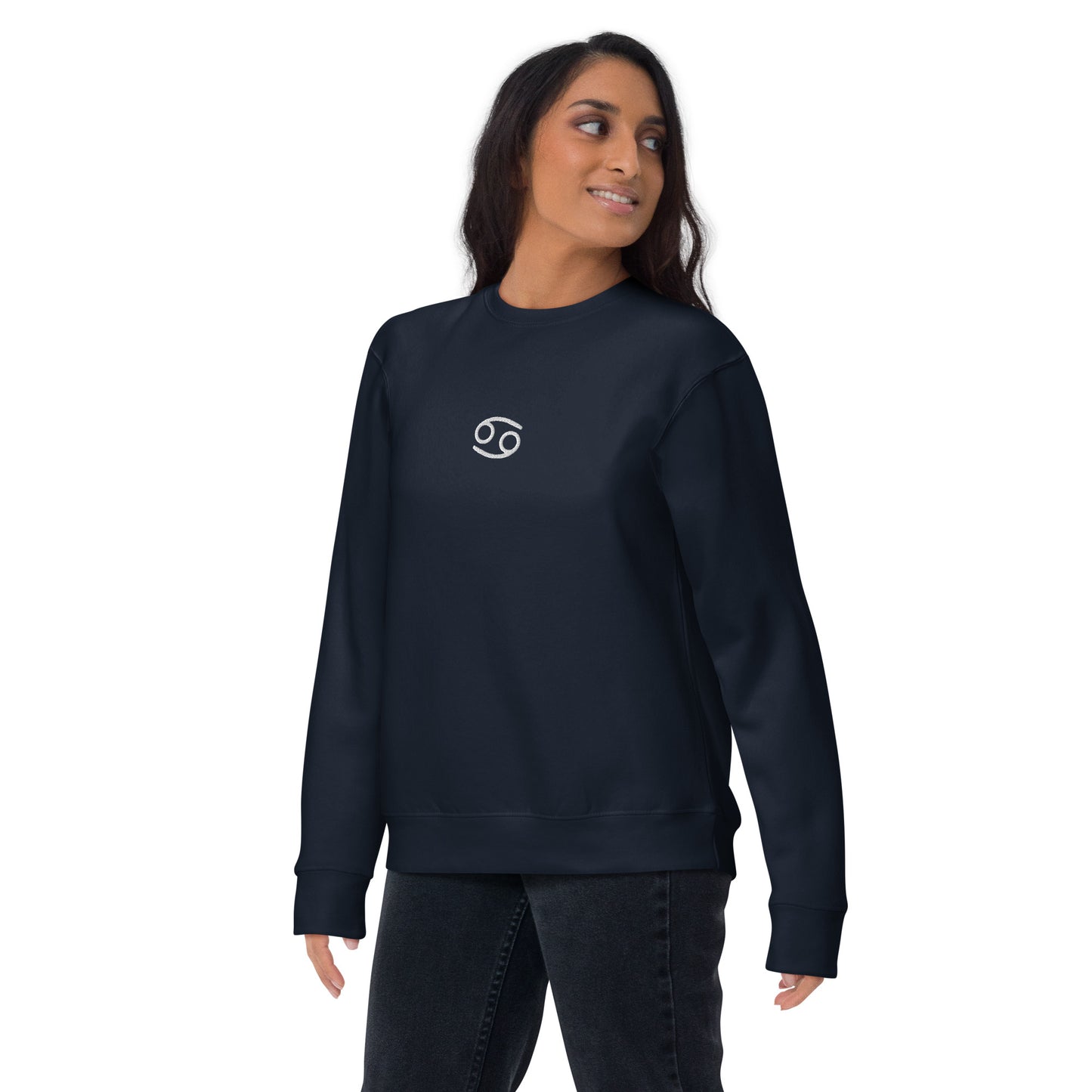 cancer embroidered sweater
