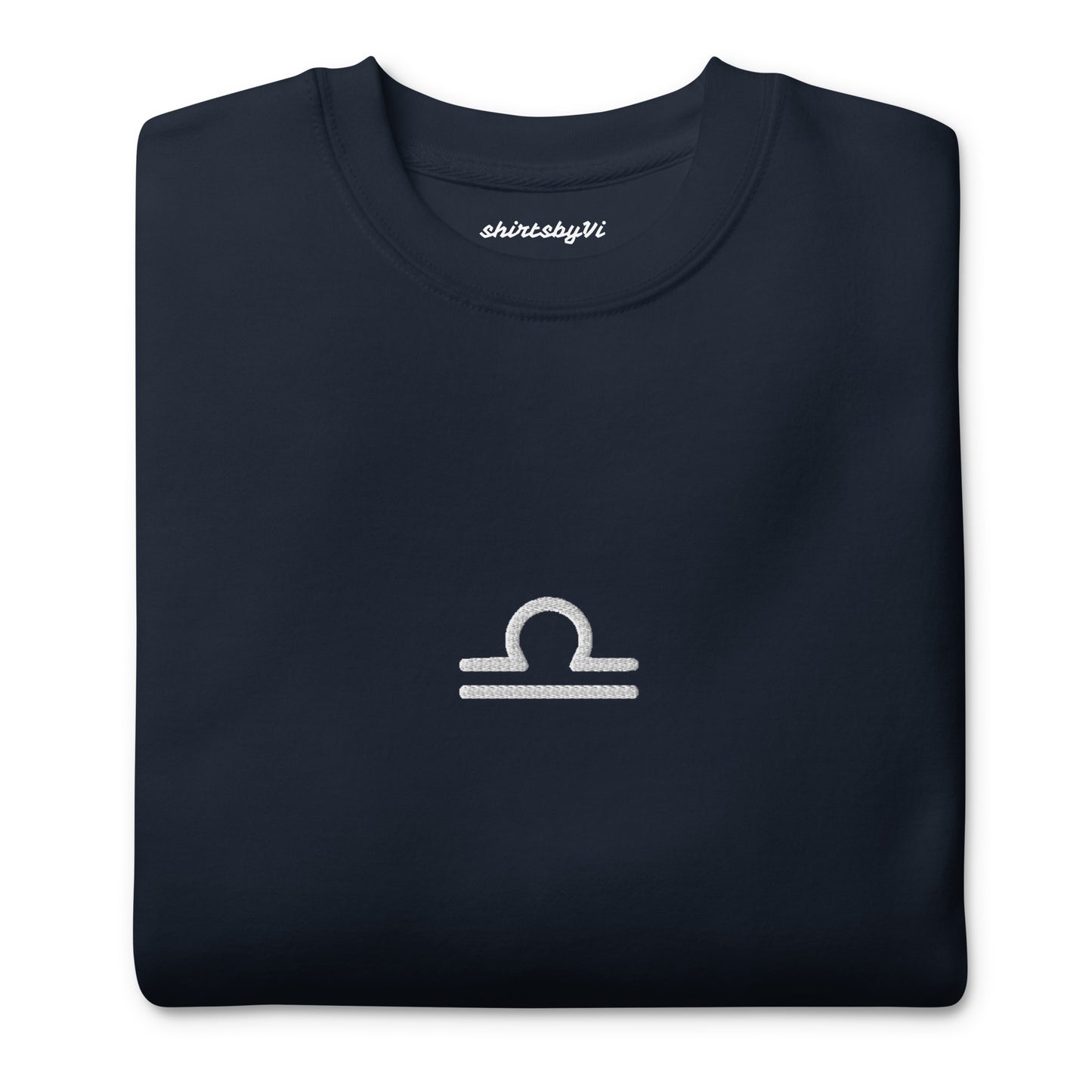 libra embroidered sweater