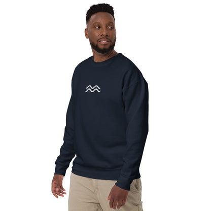 aquarius embroidered sweater