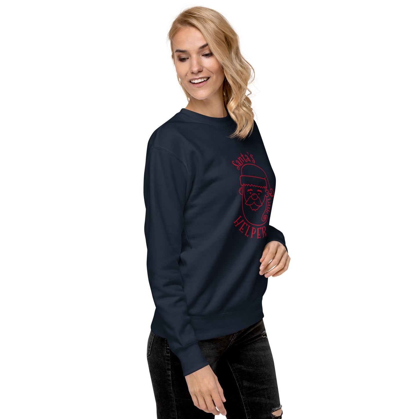 santa little helper sweatshirt
