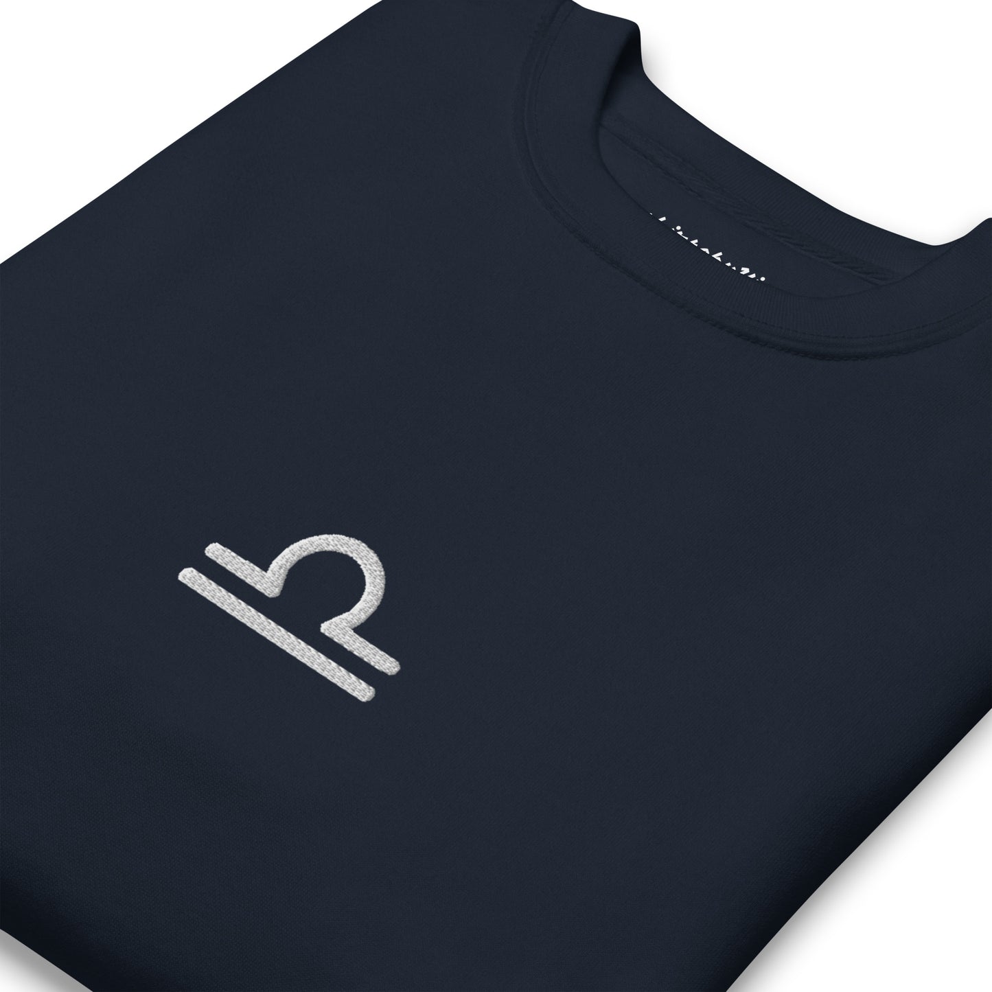 libra embroidered sweater