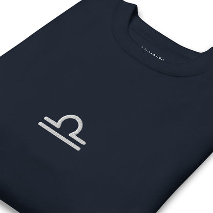 libra embroidered sweater