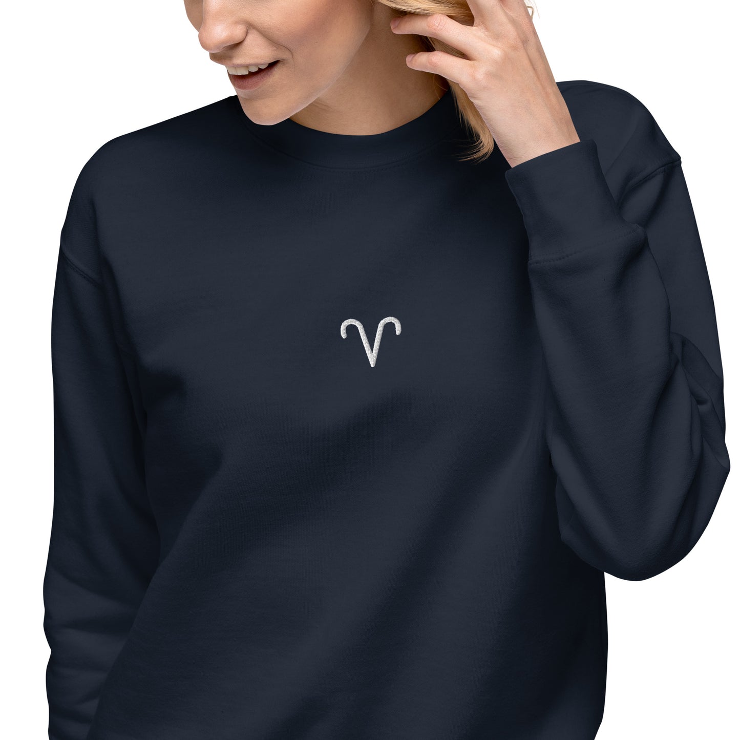aries embroidered sweater