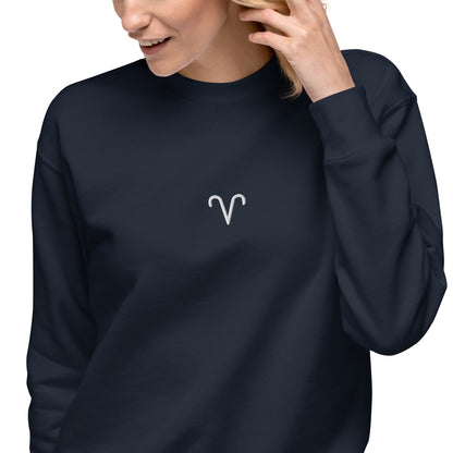 aries embroidered sweater