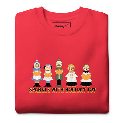 holiday choir sweatshirt